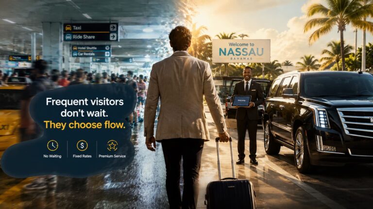 Read more about the article What Frequent Nassau Visitors Do Differently When Arranging Airport Transportation