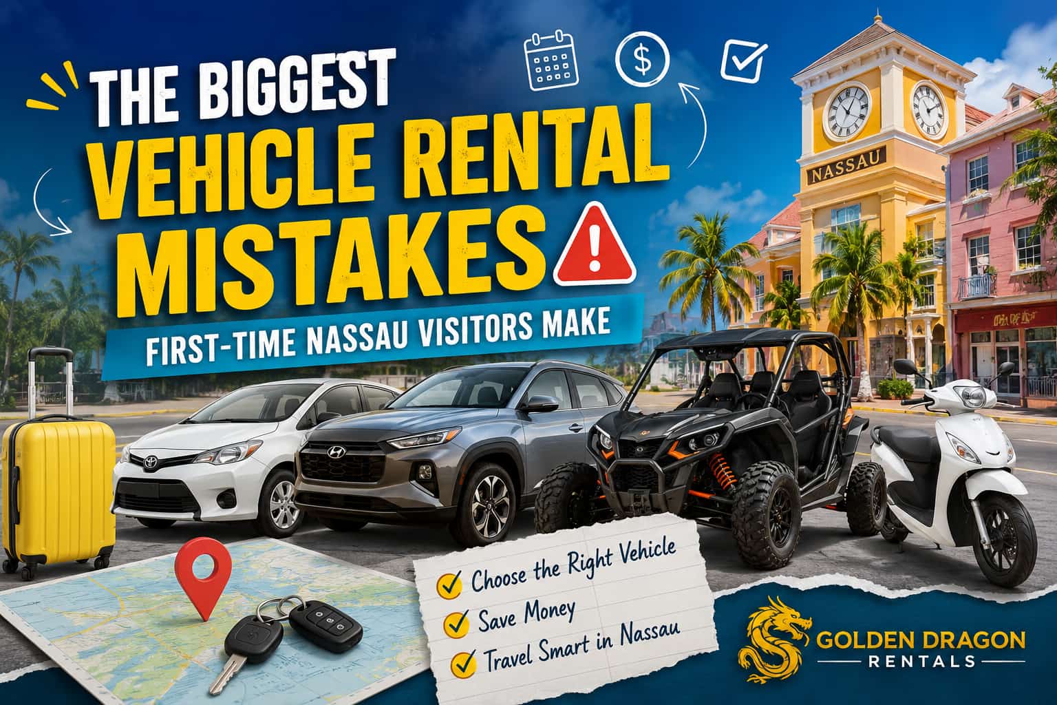 Read more about the article The Biggest Vehicle Rental Mistakes First-Time Nassau Visitors Make