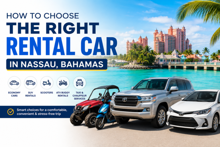 Read more about the article How to Choose the Right Rental Car in Nassau, Bahamas