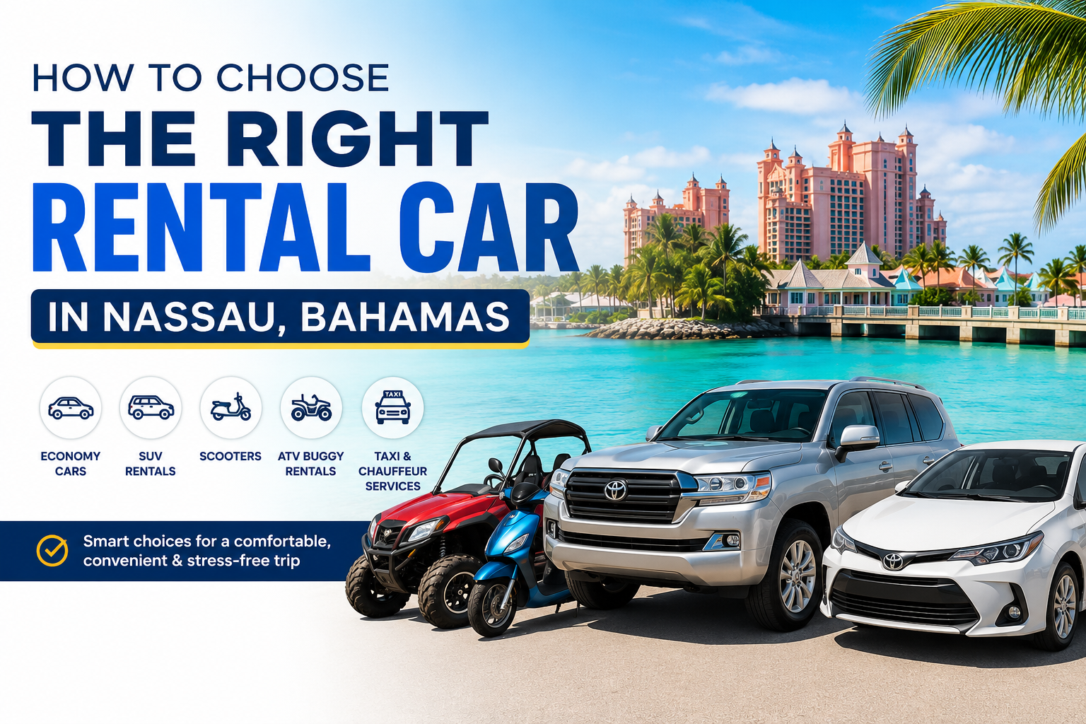 You are currently viewing How to Choose the Right Rental Car in Nassau, Bahamas