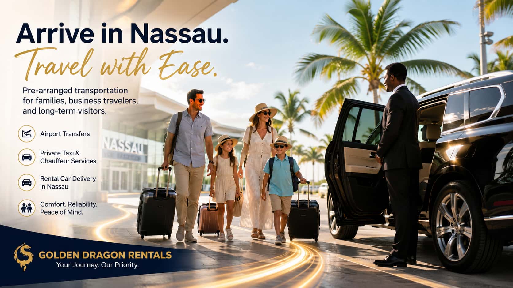 You are currently viewing How Families Can Simplify Airport Arrivals in Nassau with Pre-Arranged Transportation