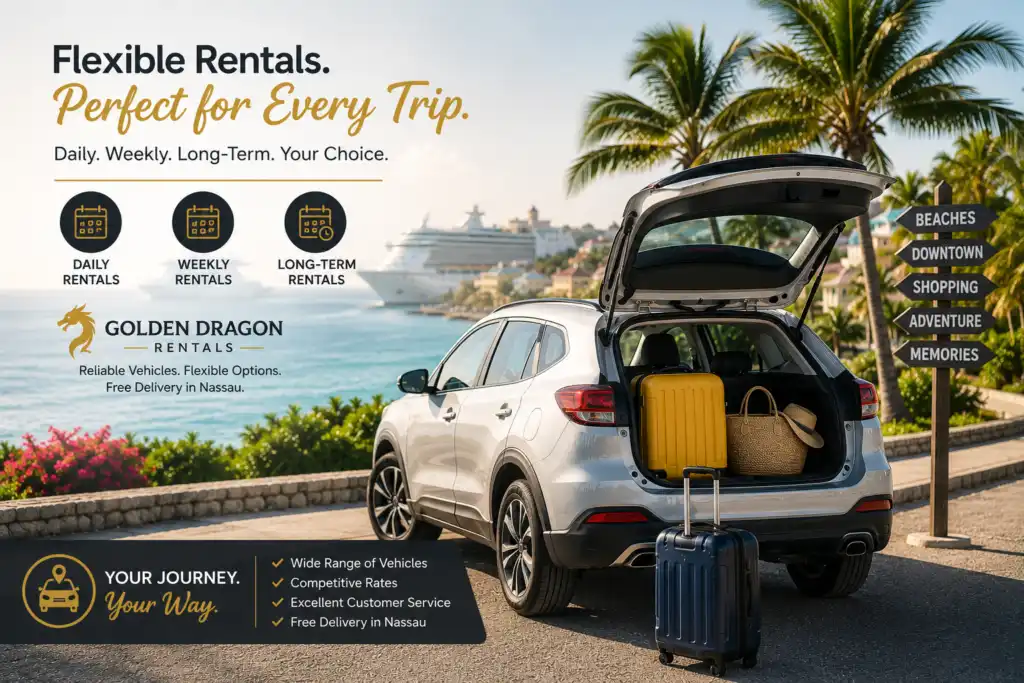 Read more about the article Why Flexible Car Rental Options Make Every Nassau Trip Easier