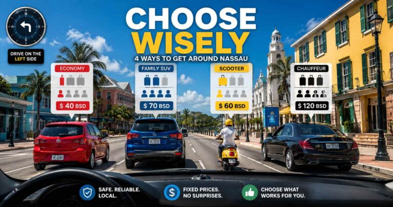 Read more about the article The Nassau Vehicle Puzzle: What a Local Knows About Size That Tourists Don’t