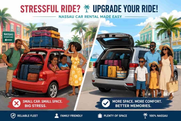 Read more about the article The Quiet Frustration of a Rental Car That Doesn’t Fit Your Nassau Plans