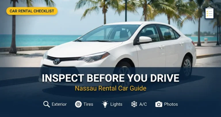 Read more about the article How to Inspect a Rental Car Before Driving in Nassau