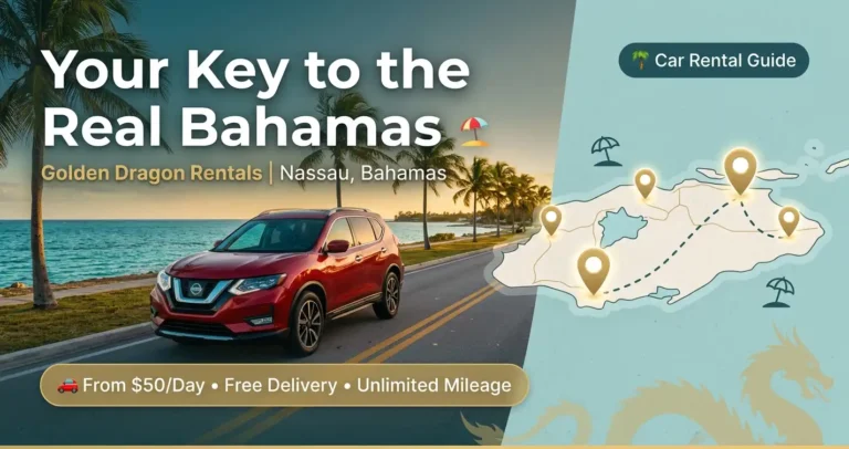 Read more about the article The Golden Dragon’s Lair: Why This Nassau Car Rental is Your Key to the Real Bahamas