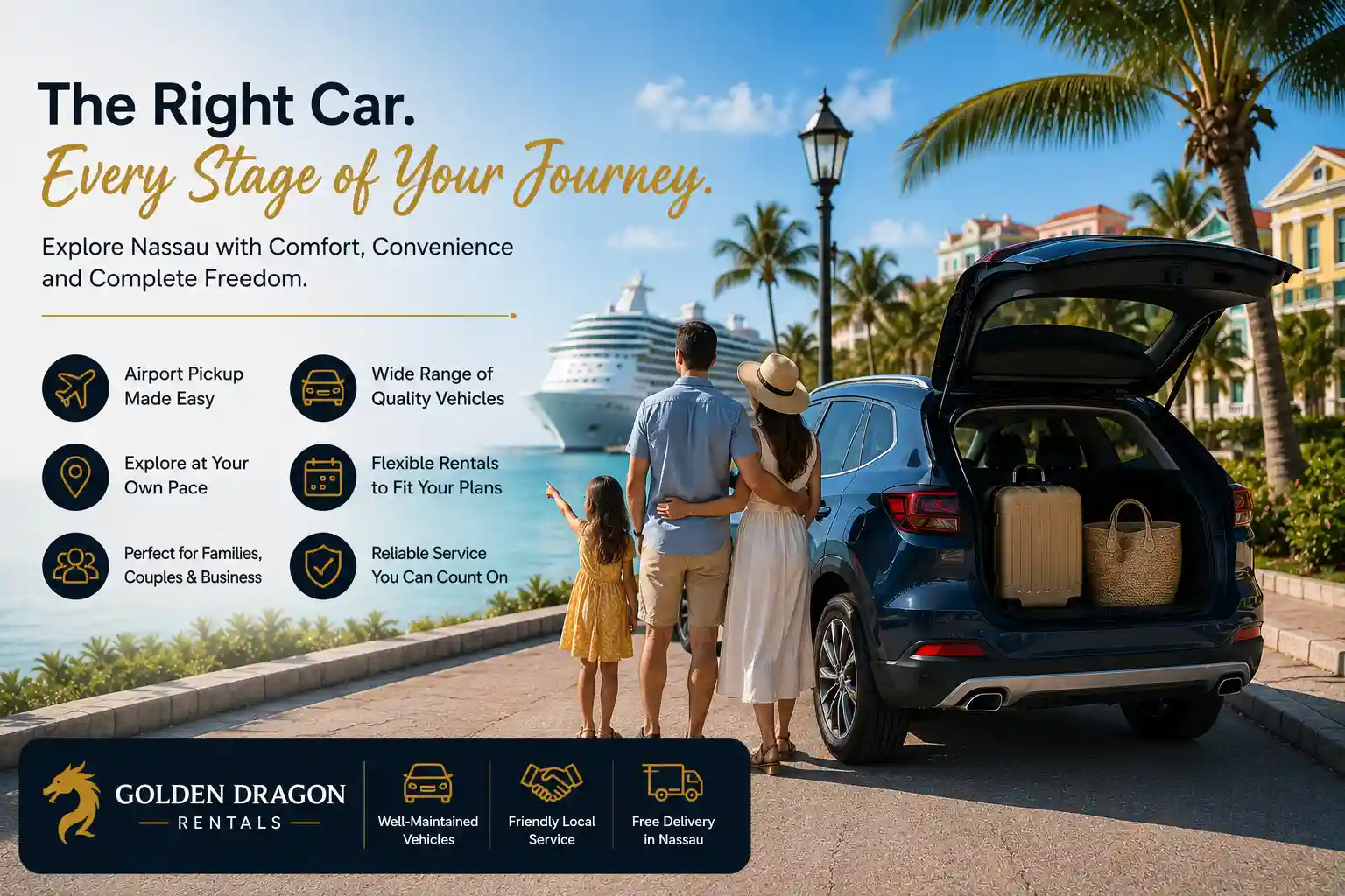 Read more about the article How the Right Rental Car Can Enhance Every Stage of Your Nassau Journey